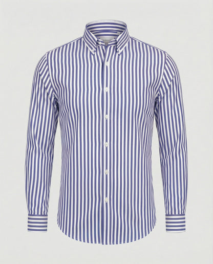 Elegantes Herren Hemd Streifen Modern
