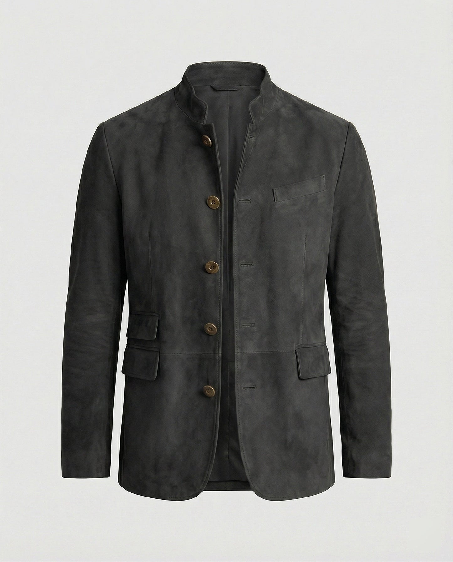 Herren Jacke Klassisch Button Down Modern Slim