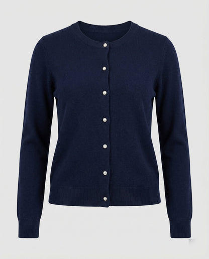 Damen Cardigan Weich Feinstrick Mit Knöpfen Elegант