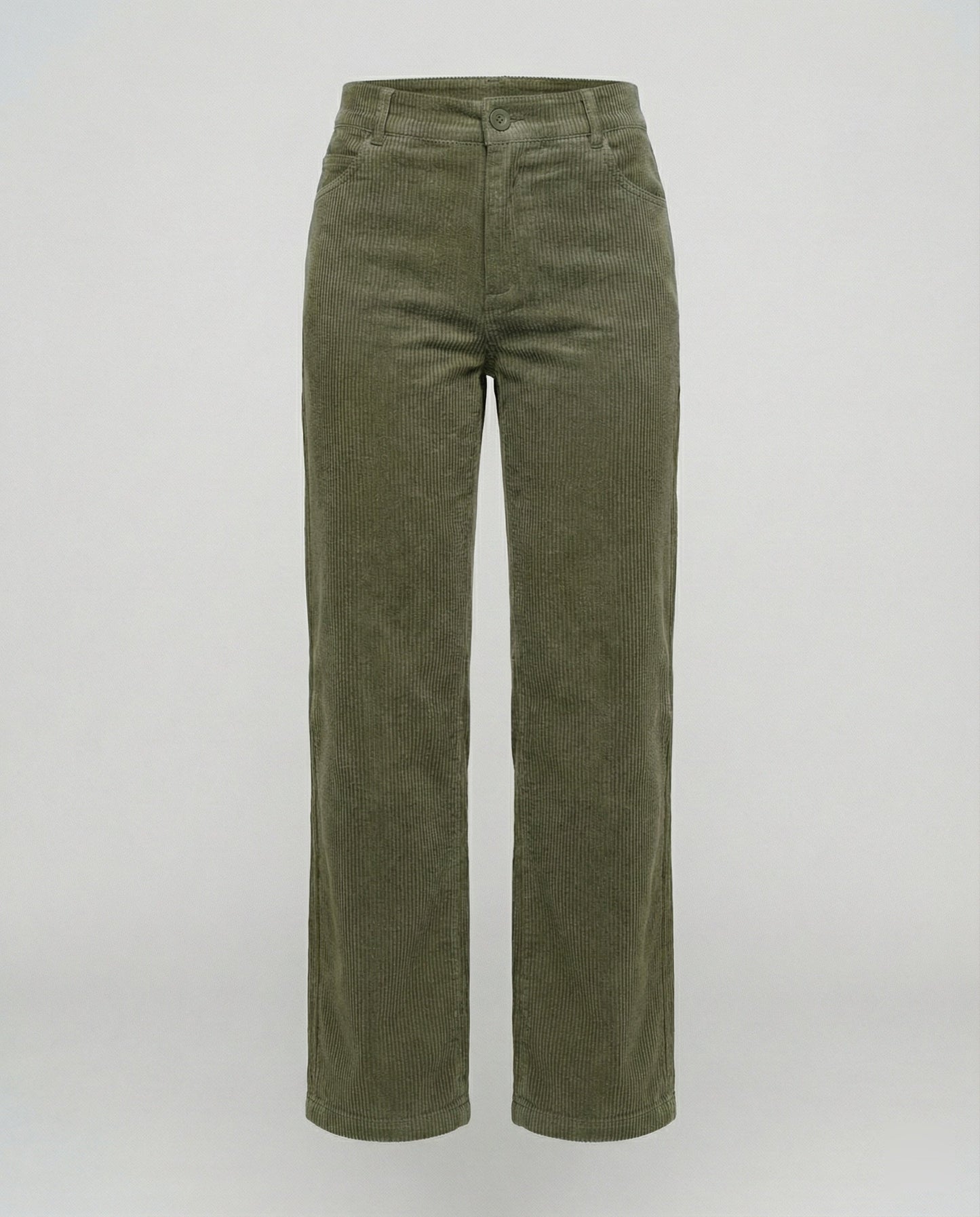 Damen Cordhose Weit Bequem Komfort Hose