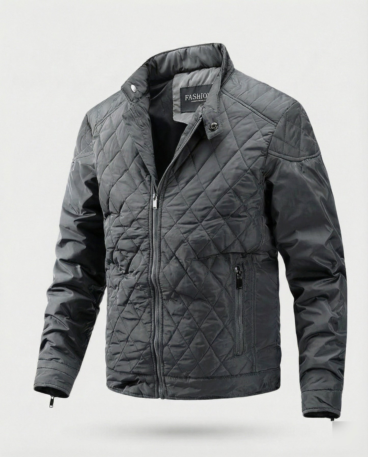 Moderner Karo Parka Jacke Herren