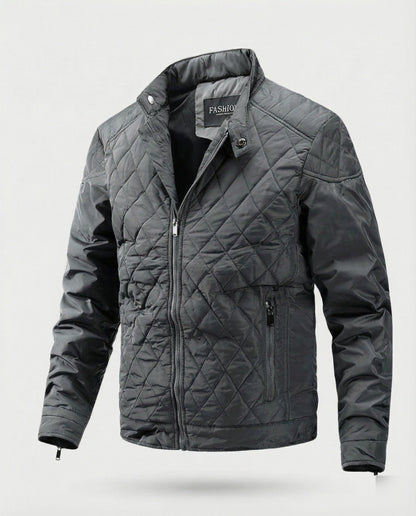 Moderner Karo Parka Jacke Herren