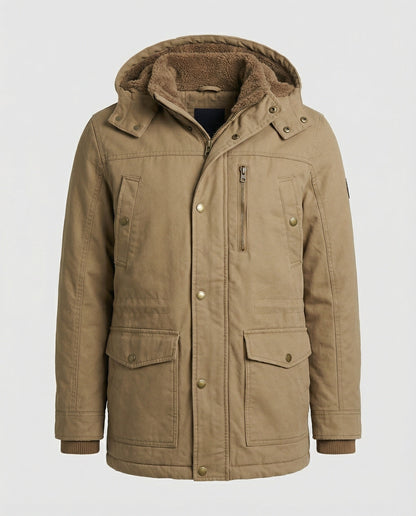Warme Winterjacke Funktionell Isoliert