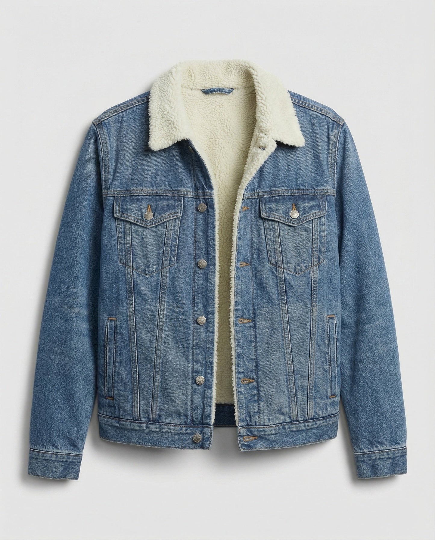 Warme Denim Jacke Herren Winter