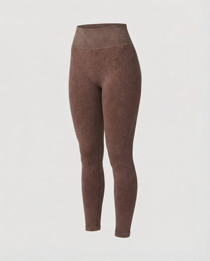 Damen Sportleggings Stretch Bequem Fitness