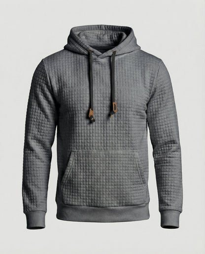 Bequemer Herren Hoodie Sportlich Grau