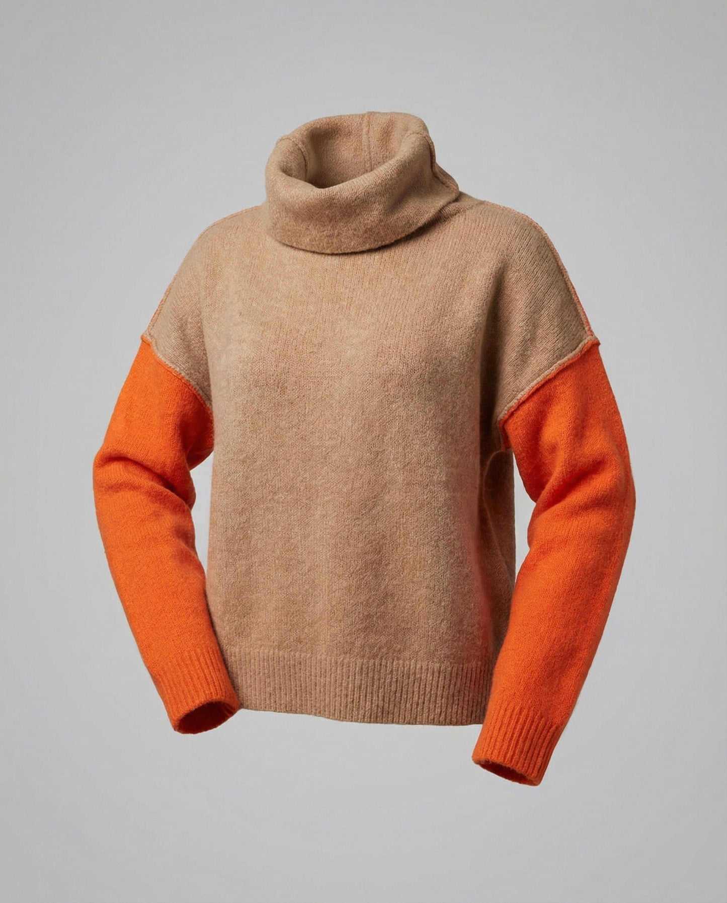 Lässiger Rollkragenpullover Bequem Casual