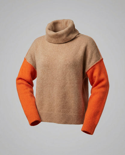 Lässiger Rollkragenpullover Bequem Casual