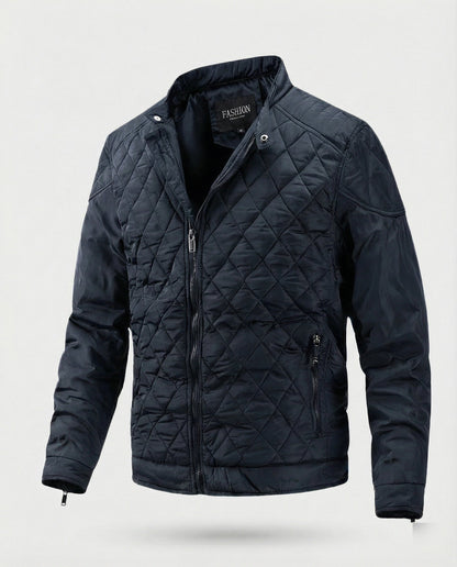 Moderner Karo Parka Jacke Herren