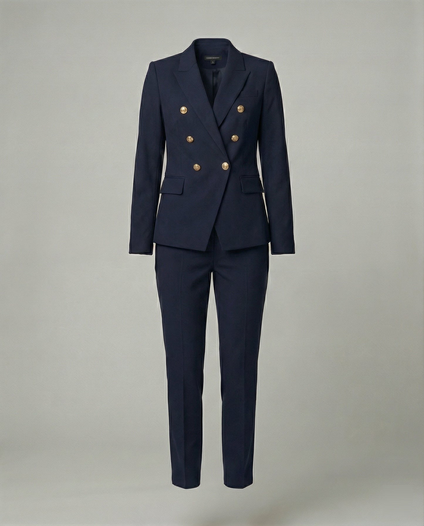 Damen Blazer Satz Schick Modern Knopf
