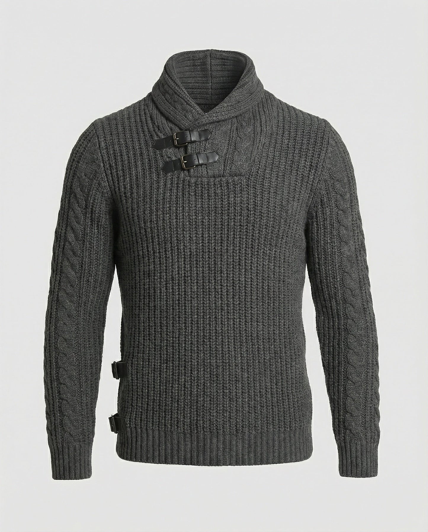 Asymmetrischer Strickpullover Herren Modern Trendy