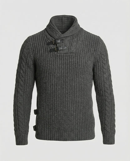 Asymmetrischer Strickpullover Herren Modern Trendy