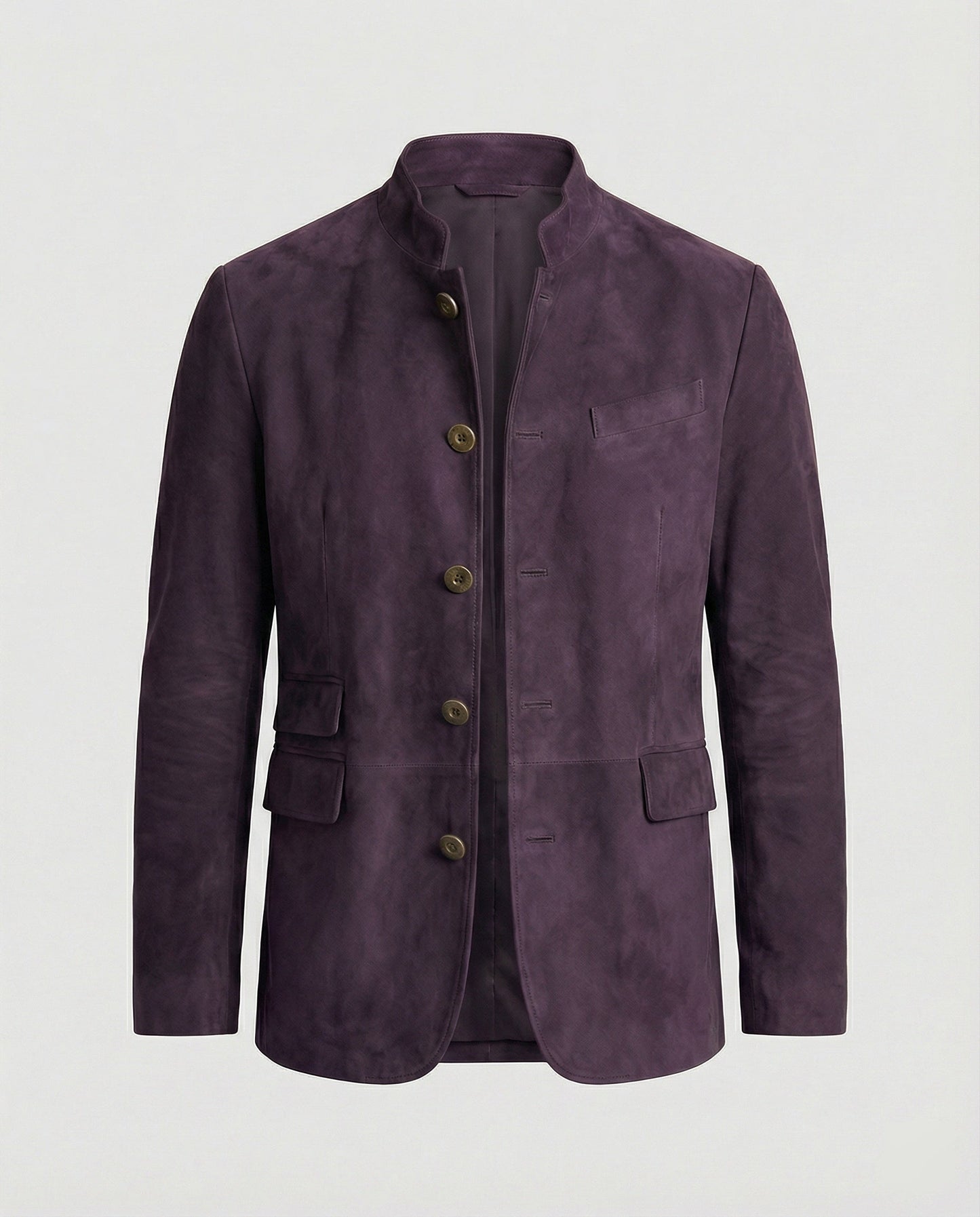 Herren Jacke Klassisch Button Down Modern Slim