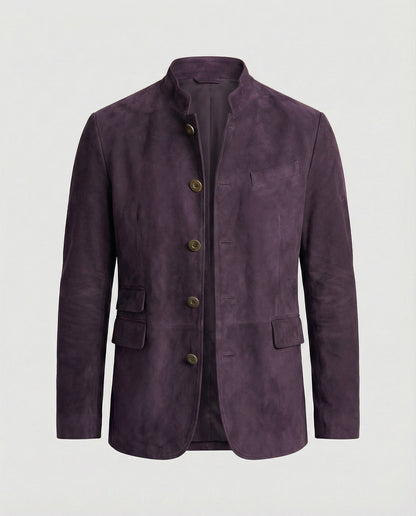 Herren Jacke Klassisch Button Down Modern Slim