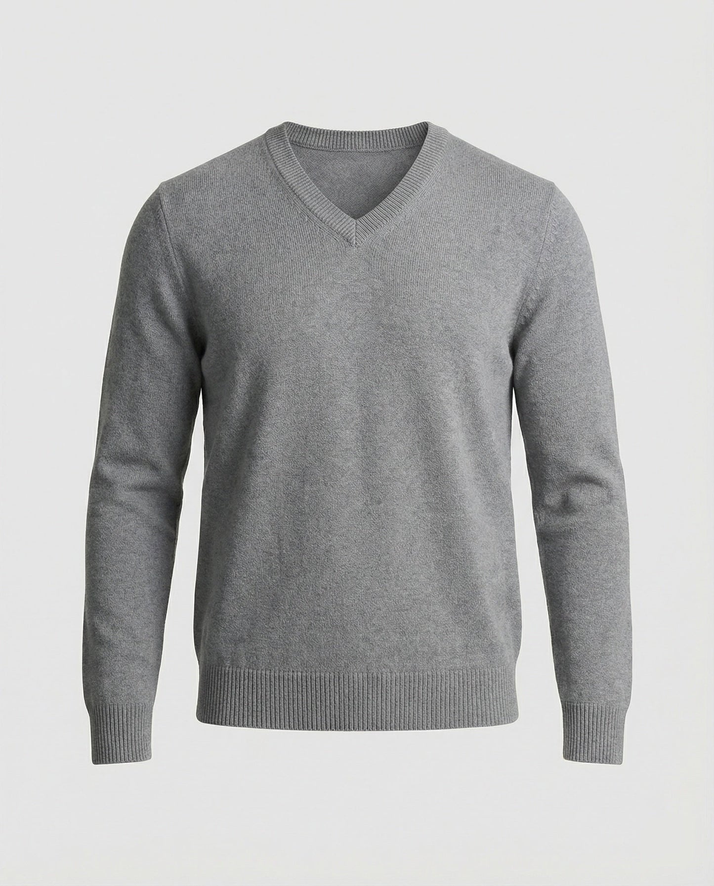Feinstrick Pullover V-Ausschnitt Herren