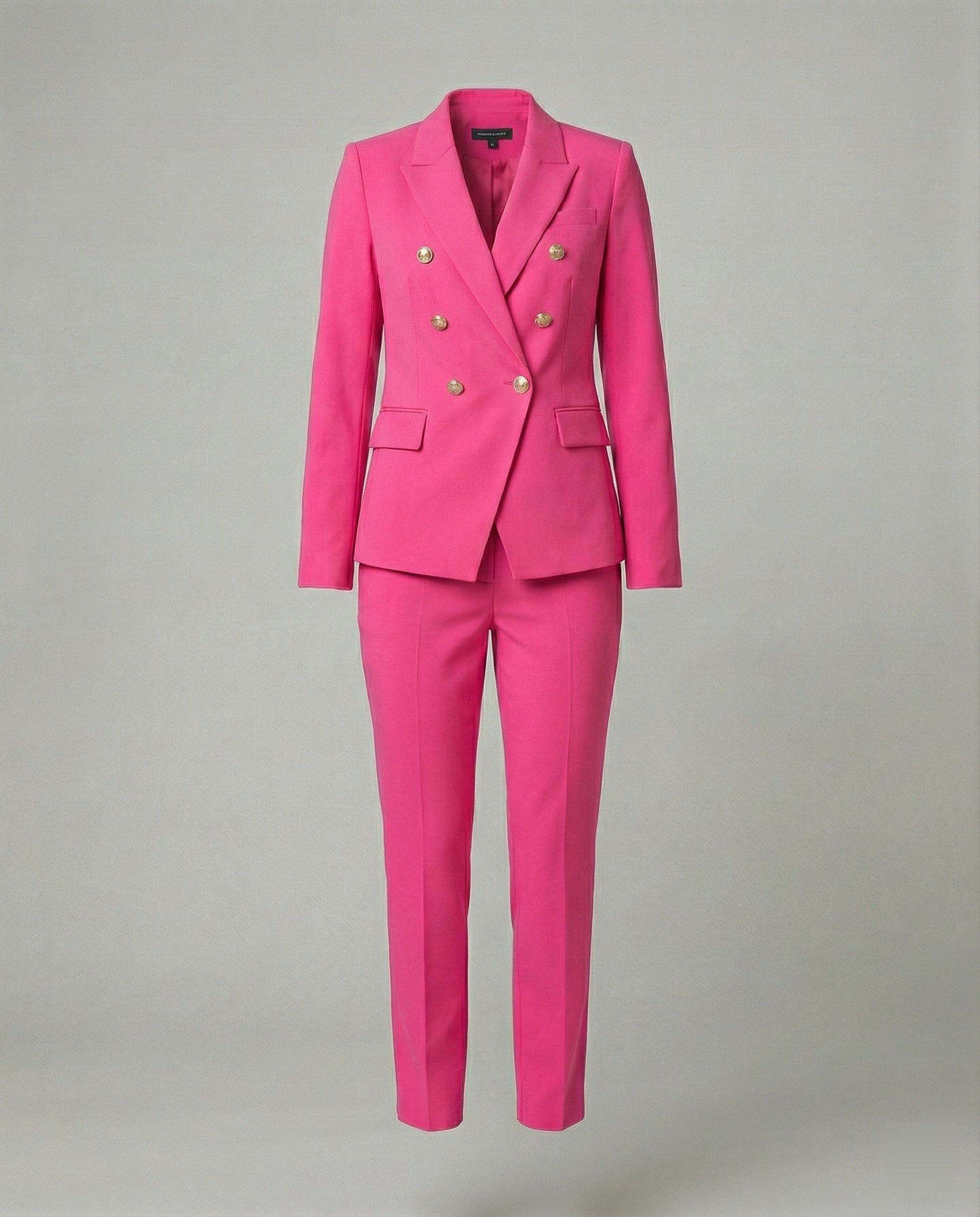 Damen Blazer Satz Schick Modern Knopf