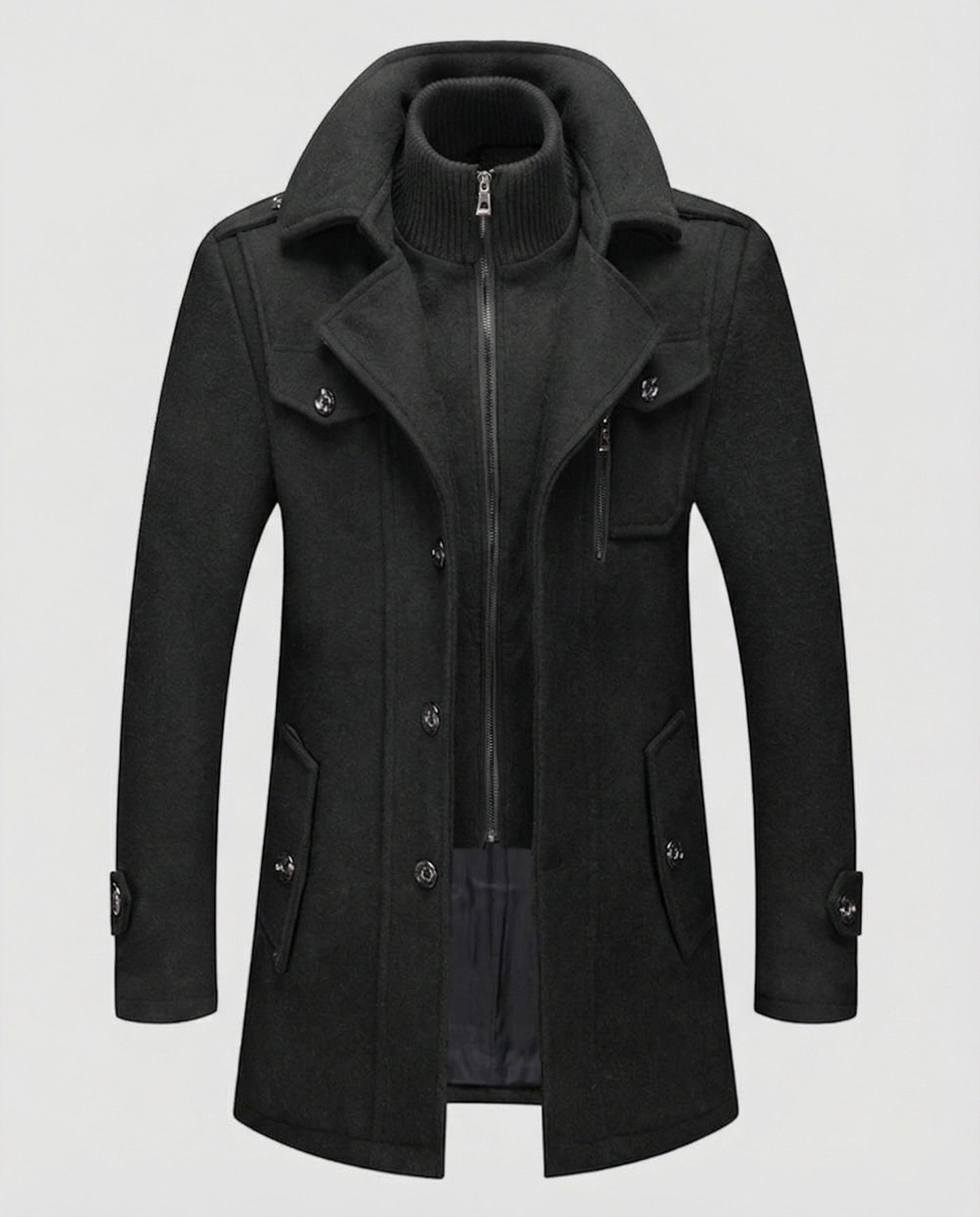 Herren Mantel Zweiteiler Warm Isoliert Winter