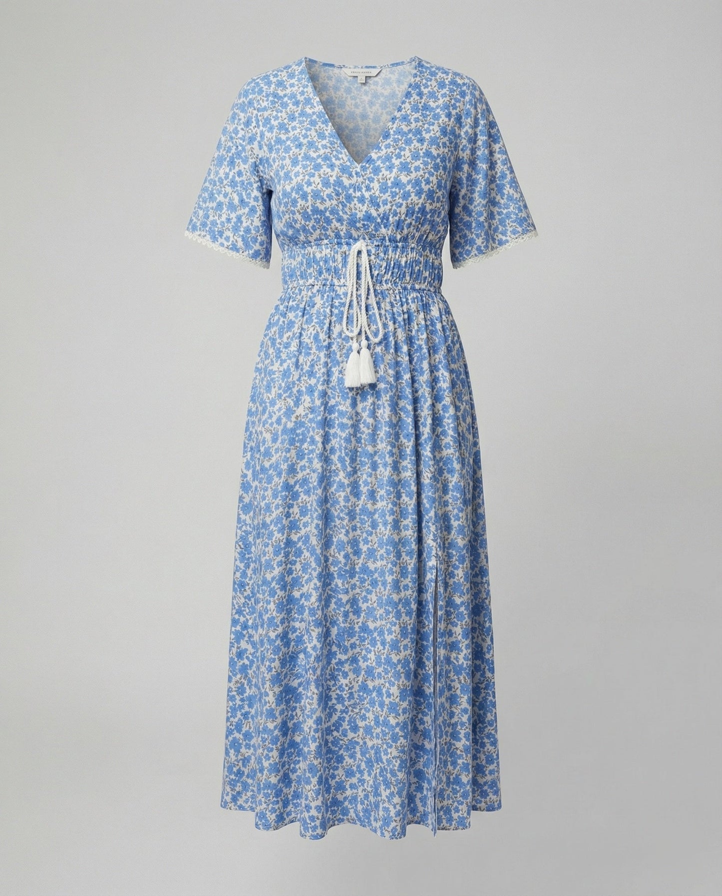Damen Maxikleid Sommer Floral Blumig Lang