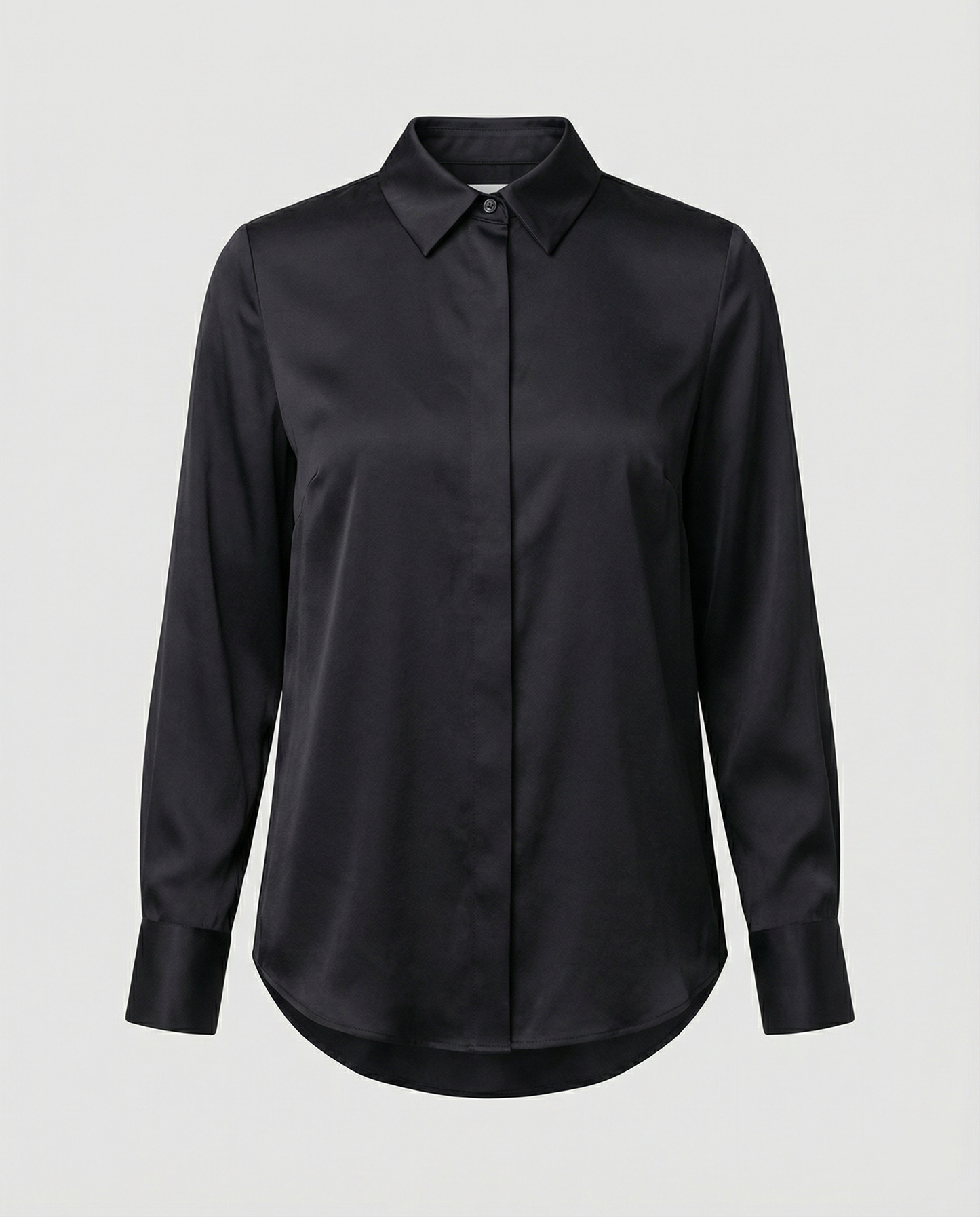 Elegante Damenbluse Satin Klassiker Zeitlos Modern