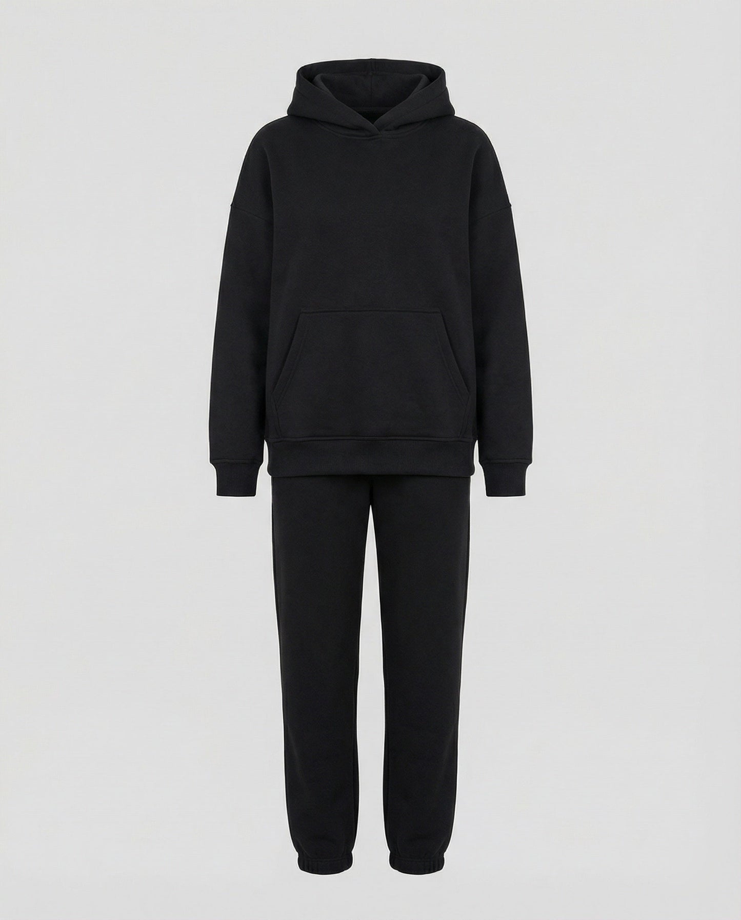 Damen Sweatanzug Hochkragen Sportlich Bequem