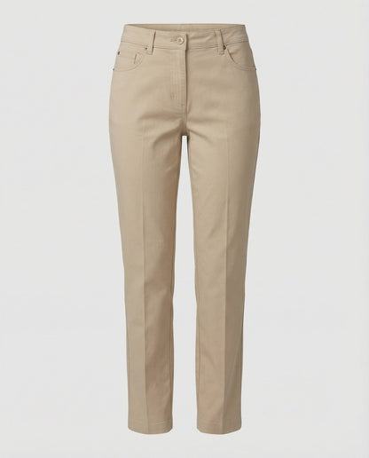 Damen Hose Formell Hochtaillierter Hosenbund Elegant