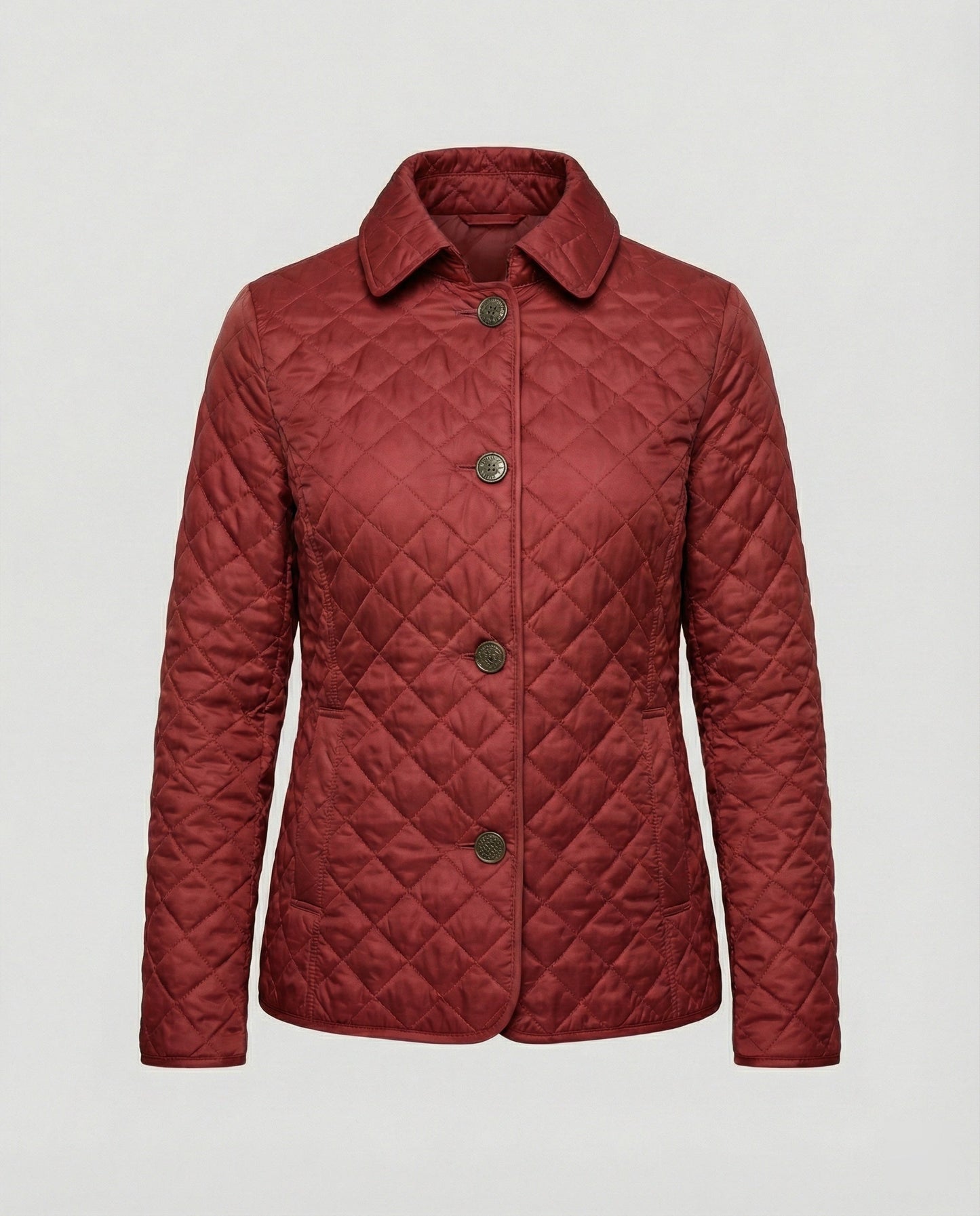 Warme Damenjacke Tailliert Modern