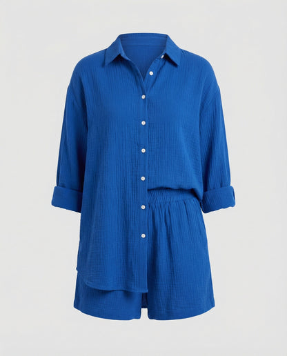 Damen Langarmbluse Oversized Groß