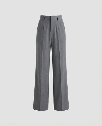 Weite Damen Stoffhose mit Bügelfalte Elegant - BerlinGlamour
