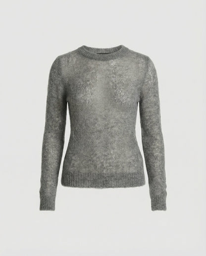 Damenpullover Rundhals Weich Modern