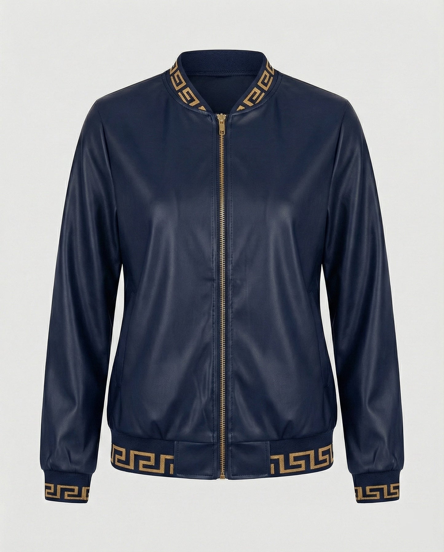 Langarmjacke Geoprint Trendig Damen Jacke