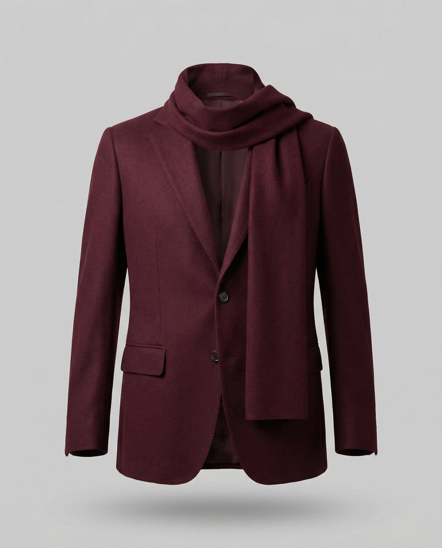 Damen Blazer Jacke Elegante Mit Schal