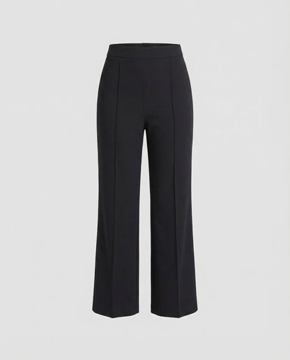 Modische Damen Anzughose Elegant Schwarz