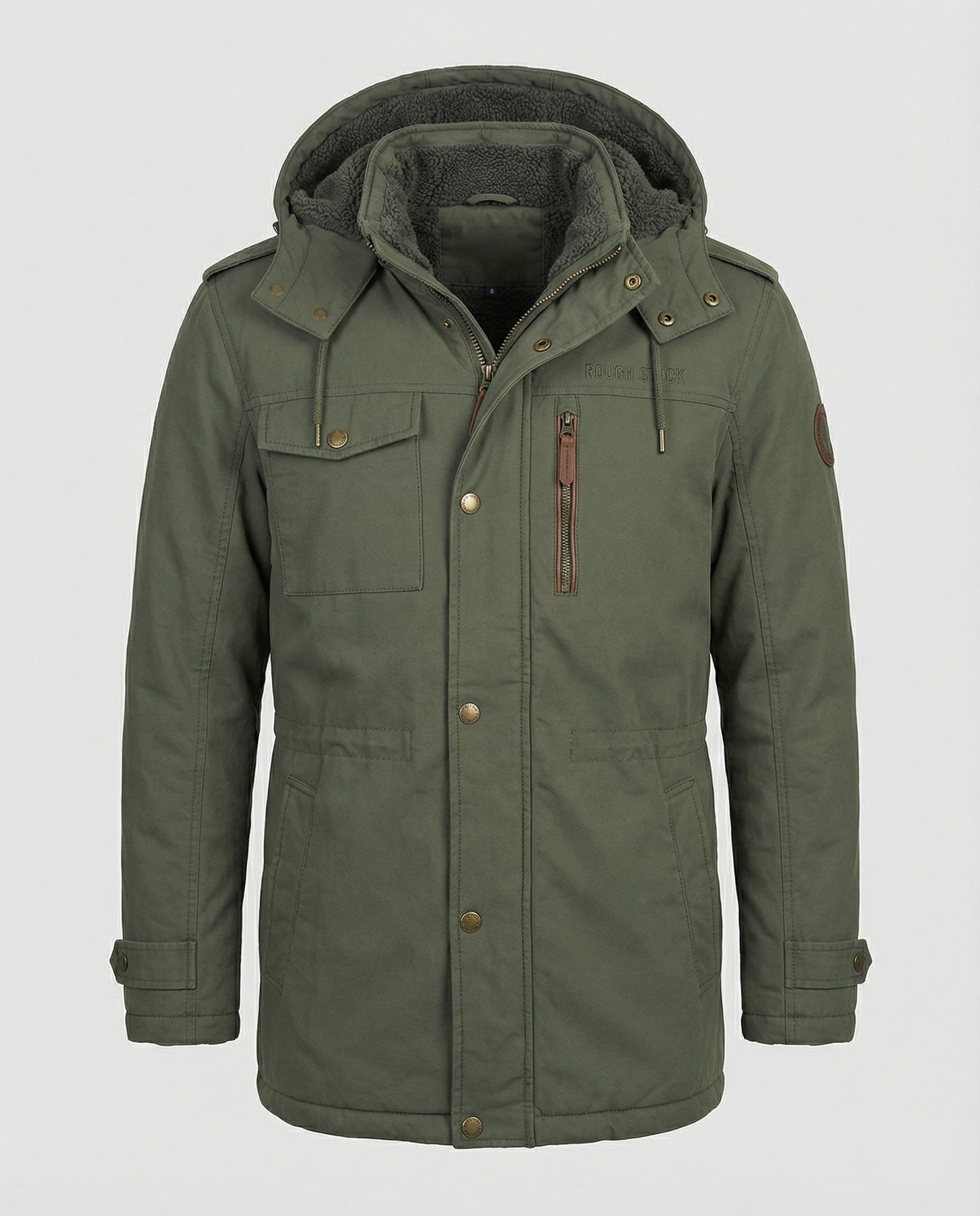 Herrenjacke Gepolstert Lässig Warm