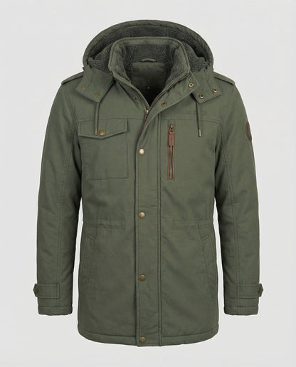 Herrenjacke Gepolstert Lässig Warm