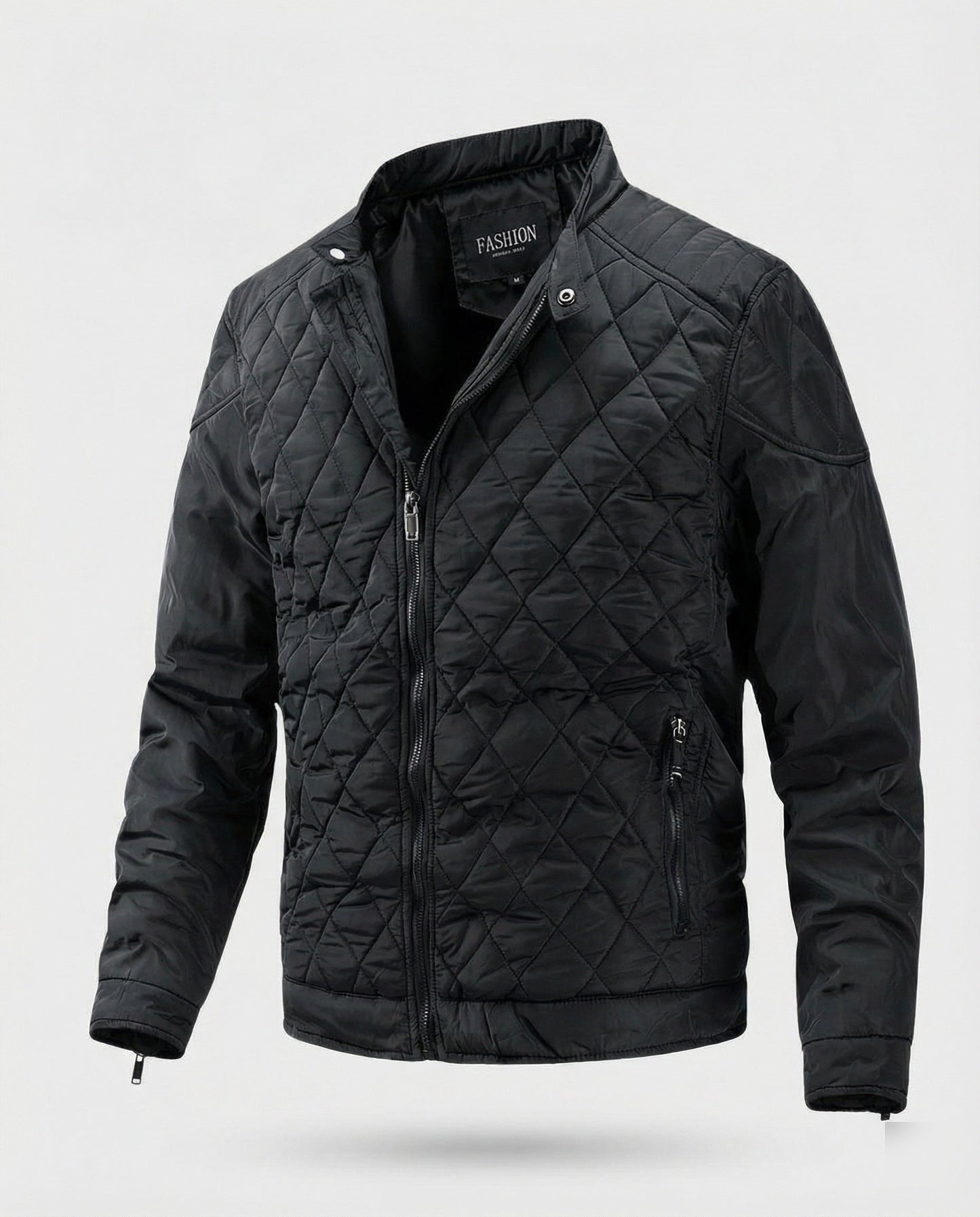 Moderner Karo Parka Jacke Herren