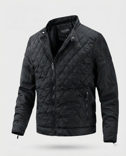 Moderner Karo Parka Jacke Herren