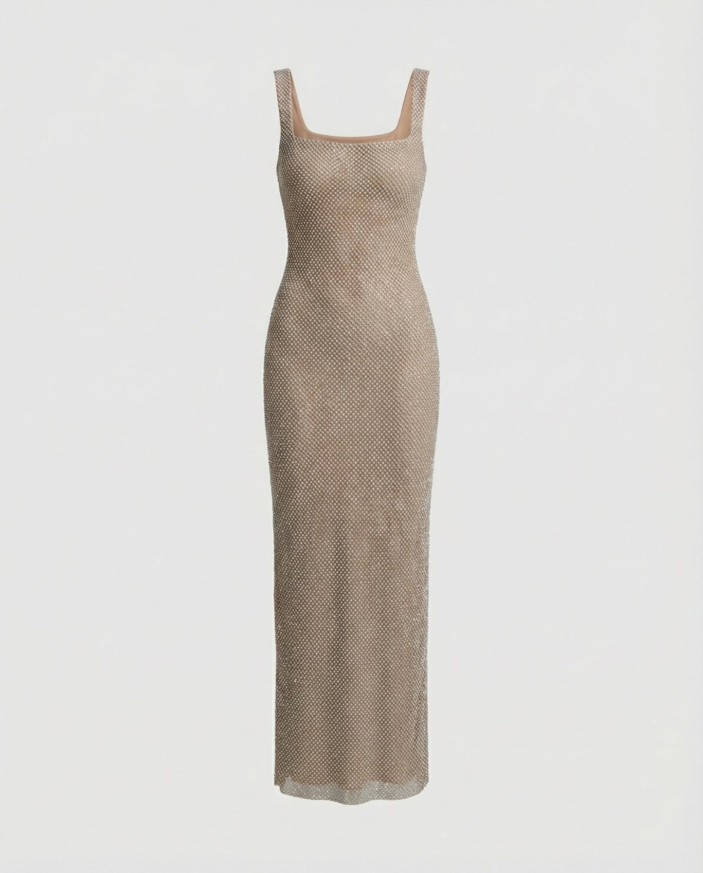Funkelndes Abendkleid Damen Netzstoff Lang - BerlinGlamour