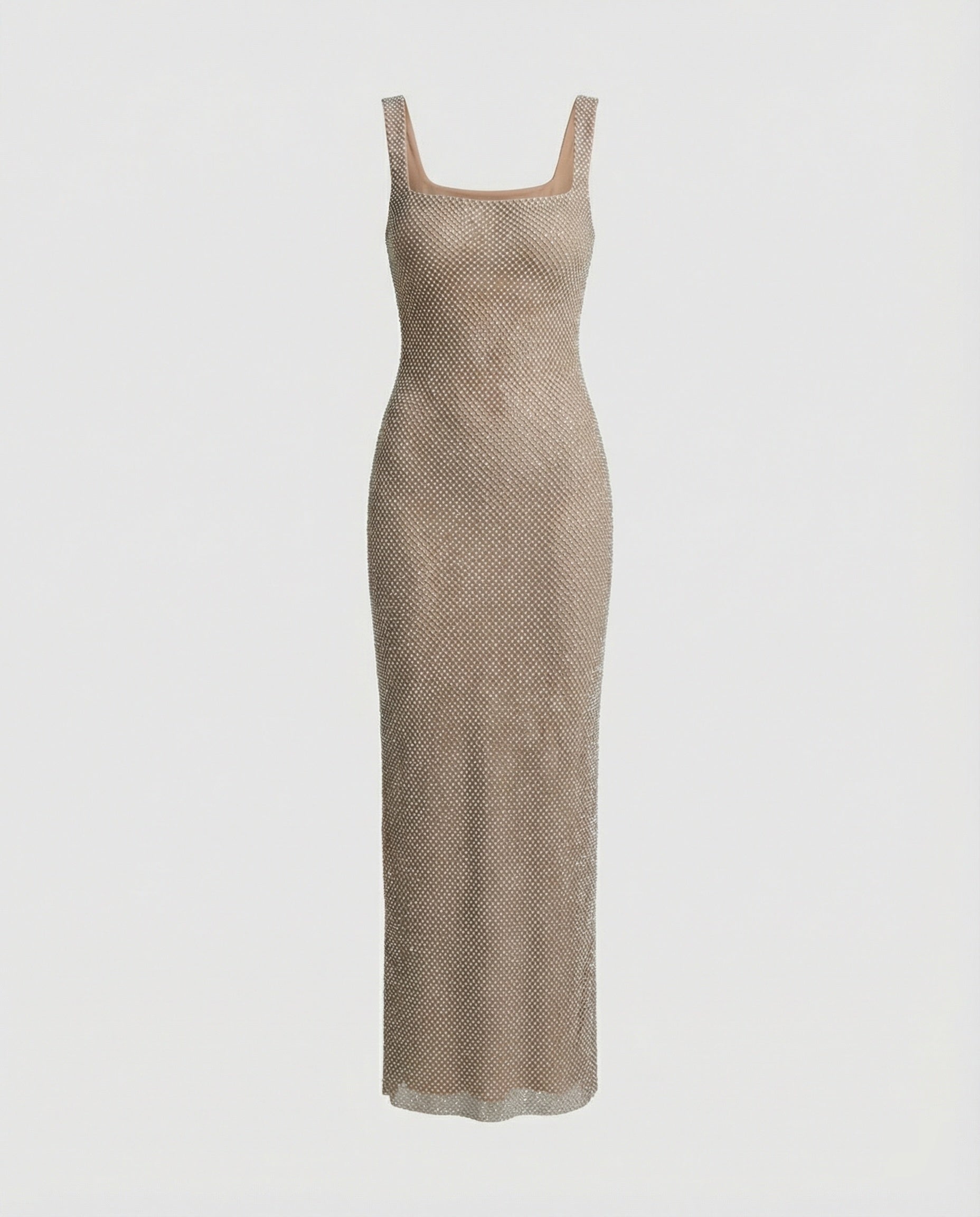Funkelndes Abendkleid Damen Netzstoff Lang - BerlinGlamour
