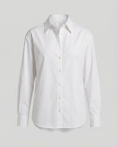Damenbluse Elegante Baumwollhemd Chic