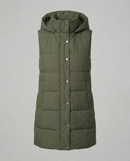 Ärmellose Winterjacke Warm Isoliert Damen
