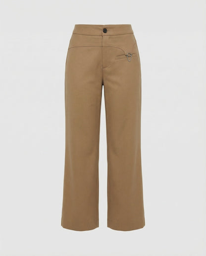 Weite Damen Cropped Jeans Bequem Geschnitten