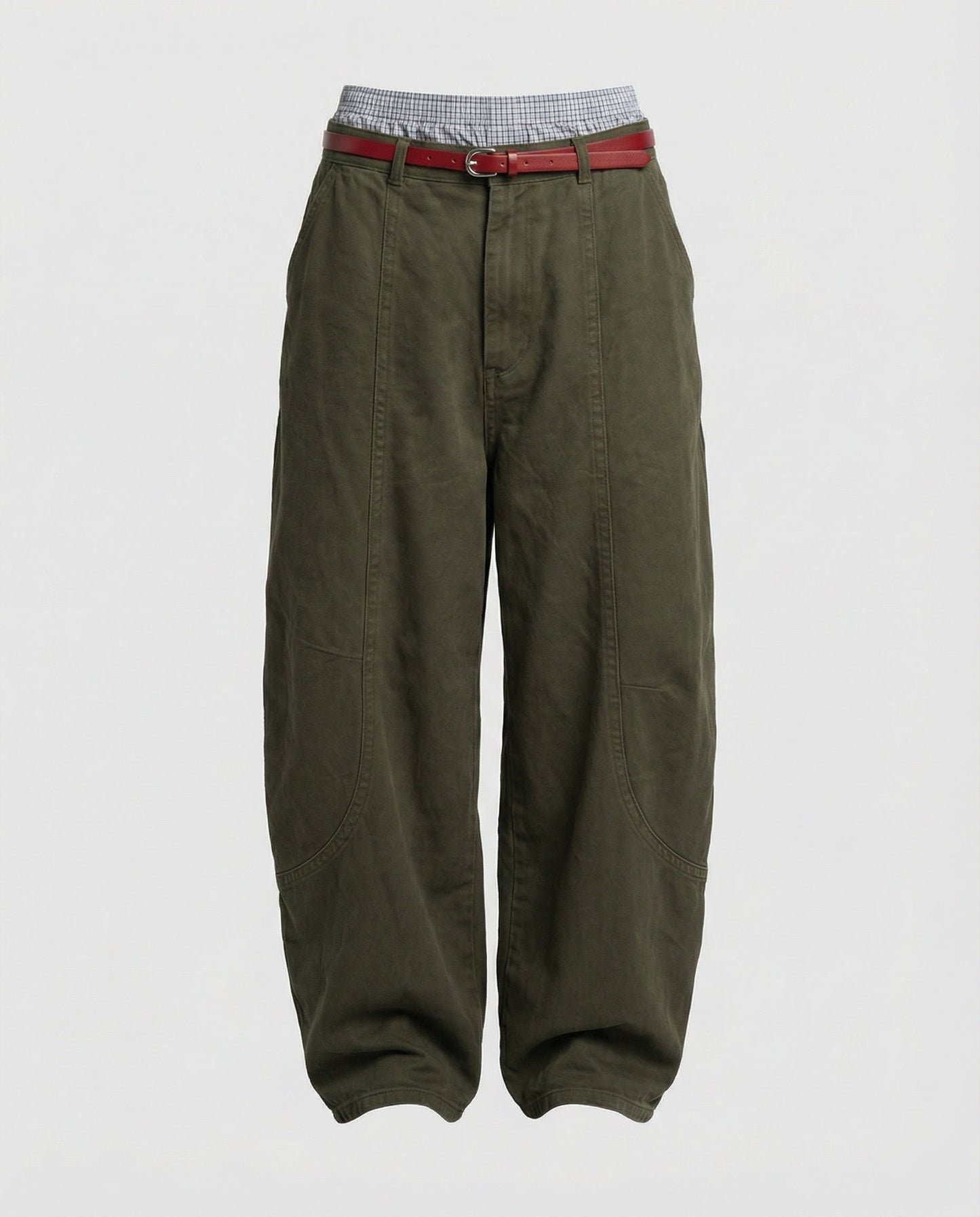 Damen Stoffhose Weite Bequem Urban Chic