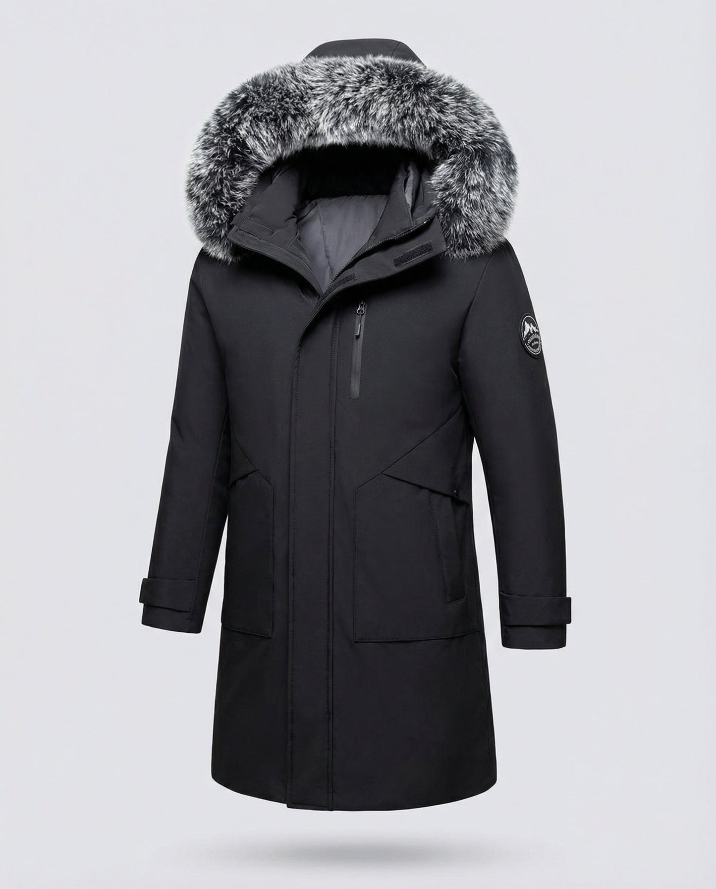 Langer Damen Wintermantel Modern