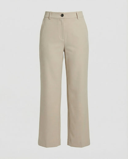 Damen Stoffhose Flare Modern Weite Bein