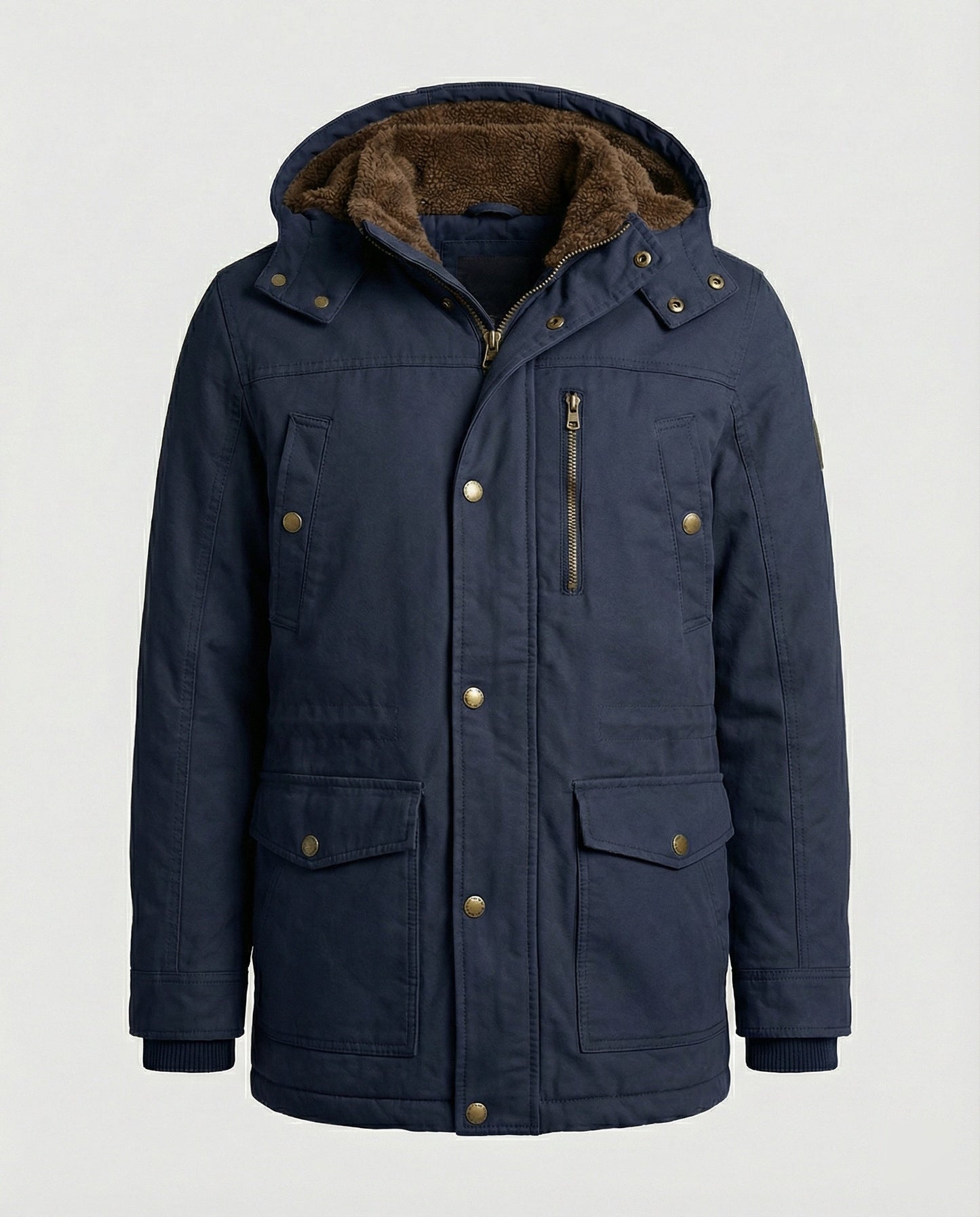 Warme Winterjacke Funktionell Isoliert