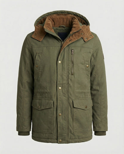 Warme Winterjacke Funktionell Isoliert