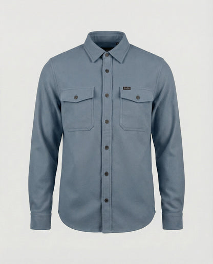 Herren Hemd Herbstlich Flanell Modern