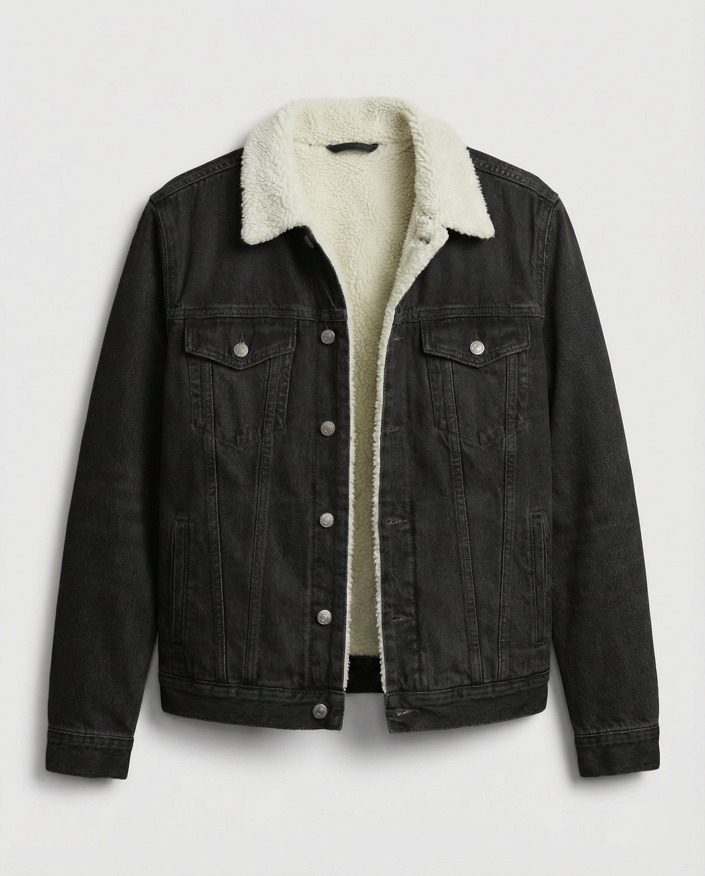 Warme Denim Jacke Herren Winter