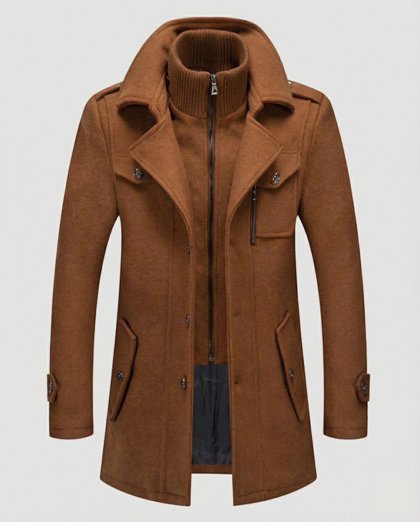 Herren Mantel Zweiteiler Warm Isoliert Winter