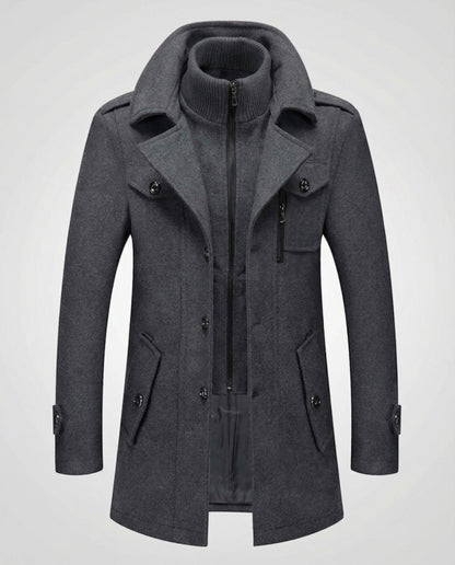 Herren Mantel Zweiteiler Warm Isoliert Winter